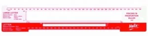 Image of Helix Postal Charge Template P10 Red/wht