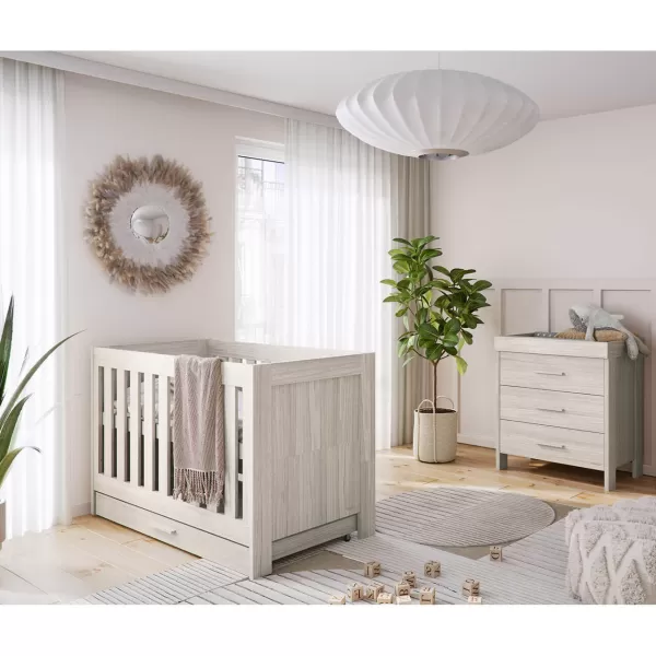 Image of Venicci Forenzo 2 Piece Room Set - Nordic White Oak
