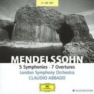 image of Mendelssohn 5 Symphonies/7 Overtures by Felix Mendelssohn CD Album