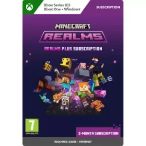 image of Minecraft Realms Plus 3-Month Subscription for Xbox Series X