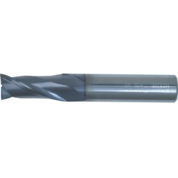 image of 3.00MM Series 60 Carbide 2 Flute Plain Shank Short Series Slot Drill - Swisstech