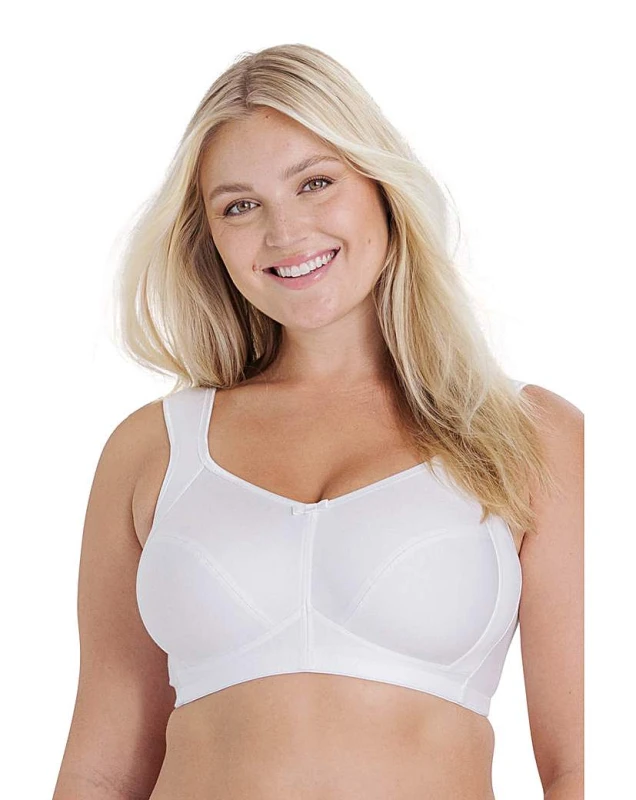 Image of Miss Mary of Sweden Miss Mary Freedom Skin Relief Bra White - Miss Mary of Sweden - Size: 42DD White Female 42DD FE77922
