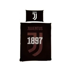 image of Juventus Mono Single Duvet and Pillow Case Set