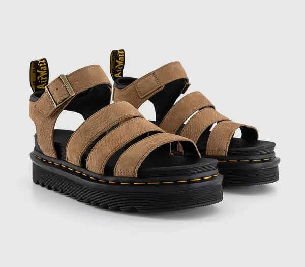 Image of Dr. Martens Womens Blaire Sandal Savannah Tan, 3