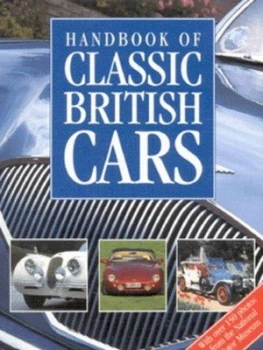 Image of Handbook of Classic British Cars by Graham Robson and Michael Ware Book