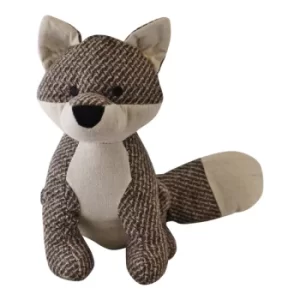 image of Brown Fabric Fox Doorstop