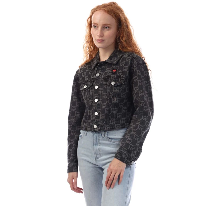 Image of DKNY Denim Jacket Grey female XS