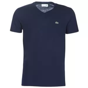 image of Lacoste TH6710 mens T shirt in Blue - Sizes EU S,EU XS,EU L,EU M,EU XL,EU XXL