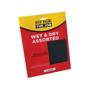 Image of Rodo Fit for the Job Wet & Dry 23 x 28cm Assorted x 5 FFJAWD5A