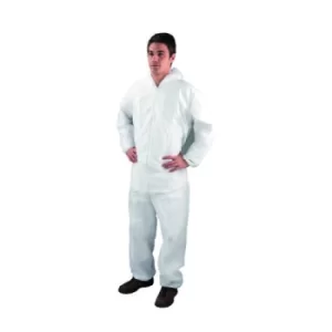 image of Non-Woven Coverall Medium 40-44" White DC03