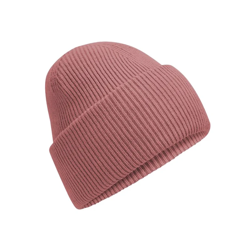 Image of Beechfield Beechfield Men Classic Deep Cuffed Beanie in Rose Rose One Size Male 5063425806775