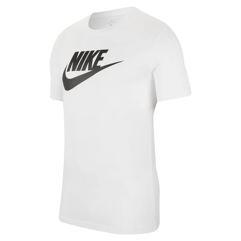 Image of Nike Icon Futura T-Shirt Mens White/Black male L
