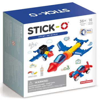 Image of Stick-O - City Magnetic Building Set (16pc)