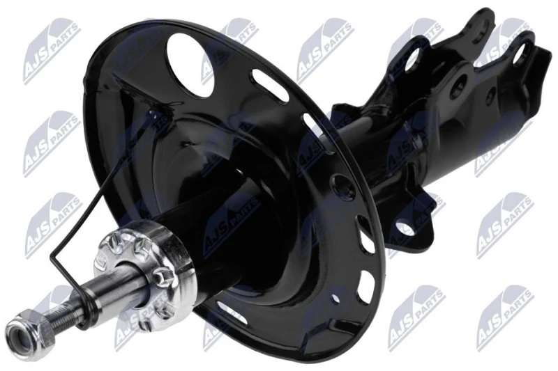 Image of NTY A-TY-049 Shock absorber Front Axle Left, Gas Pressure, Twin-Tube, Suspension Strut, Bottom Clamp Shock Absorber (854)