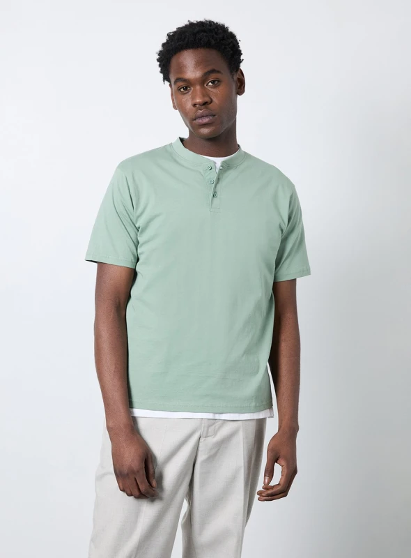 Image of Burton BURTON Sage Grandad Neck T-Shirt XL