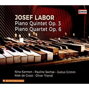 image of Nina Karmon - Josef Labor: Piano Quintet, Op. 3/Piano Quartet, Op. 6 CD