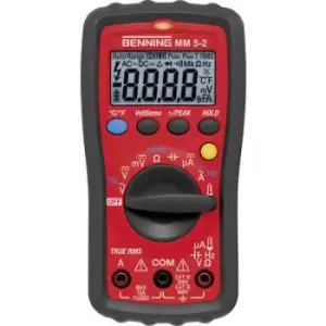 Benning MM 5-2 Handheld multimeter Digital CAT III 600 V, CAT IV 300 V Display (counts): 6000