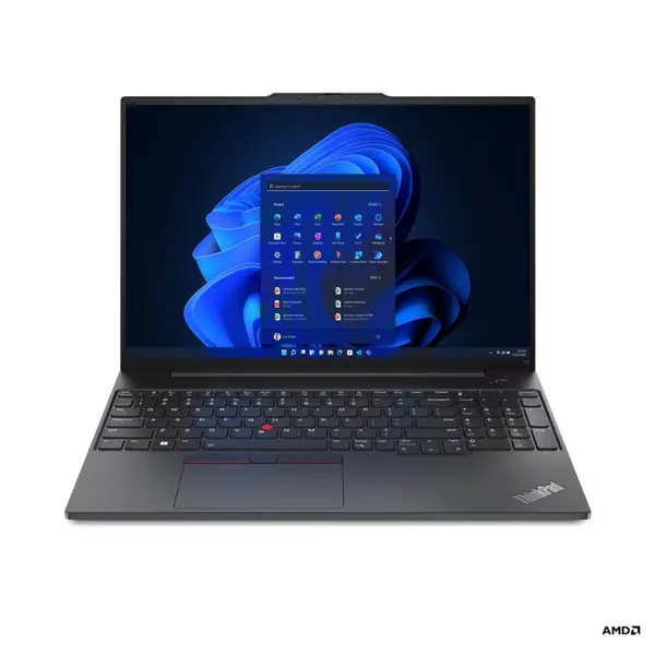 image of Lenovo ThinkPad E16 Gen 1 Ryzen 5-7530U 16GB RAM 512GB SSD 16" Windows 11 Pro Laptop