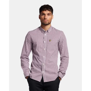 Image of Lyle and Scott Long Sleeve Gingham Shirt - Multi