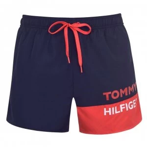 Image of Tommy Bodywear Bold Runner Swim Shorts - Pitch Blue