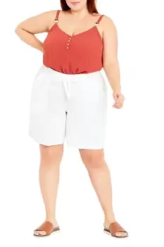 Image of Linen Blend Shorts