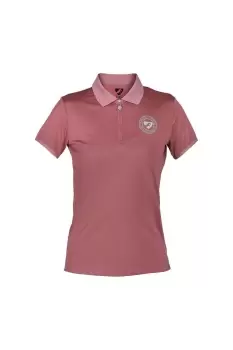 Image of Aubrion Womens/Ladies Parsons Tech Polo Shirt (XXL) (Dusky Pink)