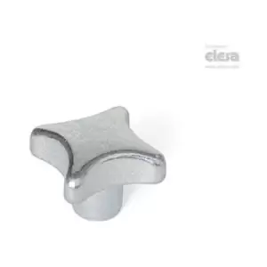 Image of Elesa - Star knob-DIN 6335-GG-40-M8-E-ZB