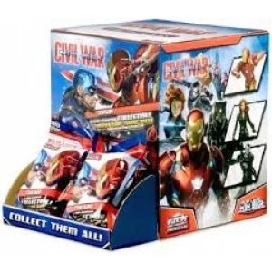 image of Marvel Heroclix Captain America Civil War Movie Gravity Feed 24 Packs