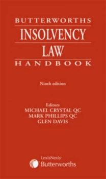 Image of Butterworths Insolvency Law Handbook by Michael Crystal and Mark Phillips and Glen Davis Paperback