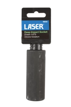 image of Laser Tools 6832 Deep Socket - Air Impact 1/2"D 21mm