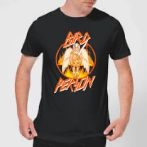 image of Rick and Morty Bird Person Mens T-Shirt - Black