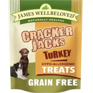 image of James Wellbeloved Crackerjacks Turkey Dog Treats 225g