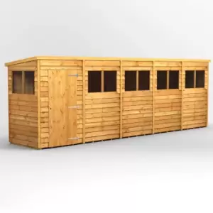 Image of 20X4 Power Overlap Pent Shed