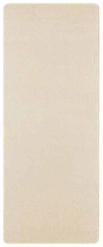 Image of The Rugs Plain Design Rug - Durable Polypropylene, Soft Fleece Backing In Cream