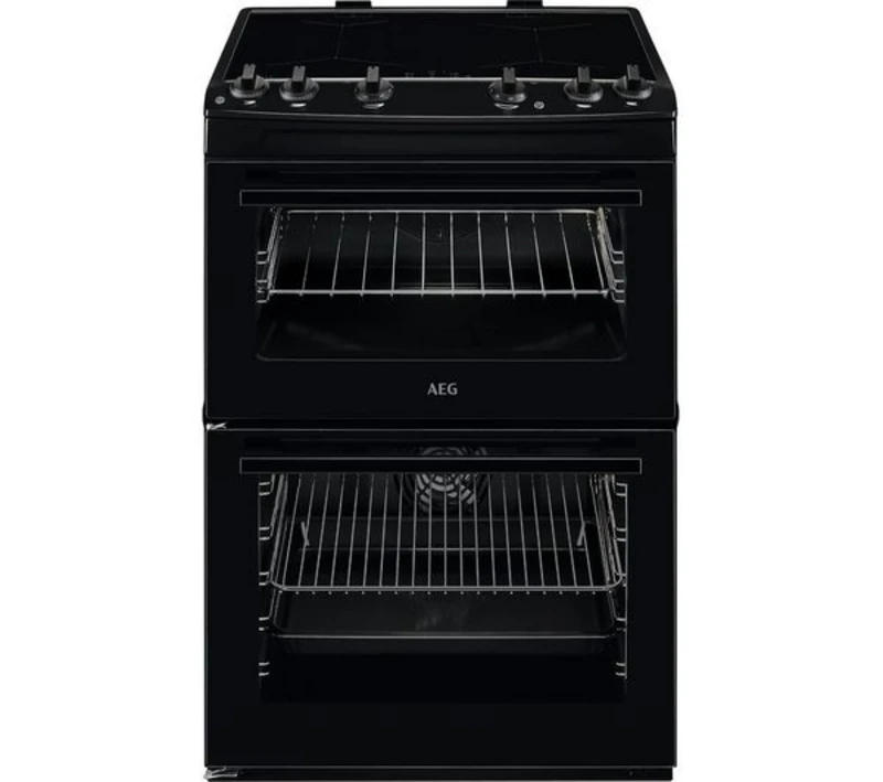 image of AEG 6000 SurroundCook CIX6500ABB 60cm Electric Cooker with - Black - A Rated