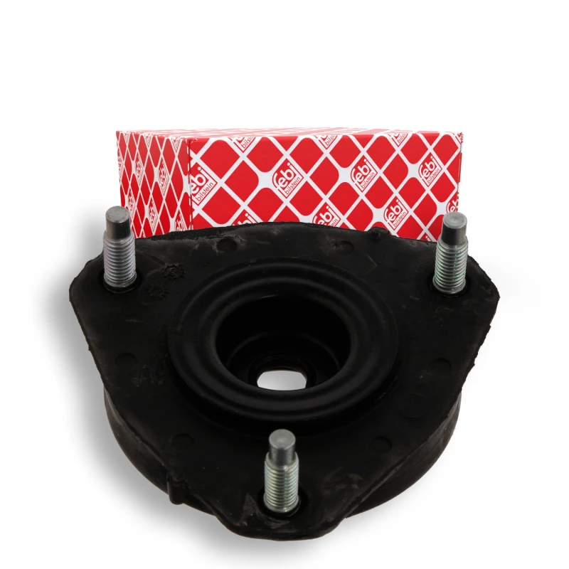 Image of FEBI BILSTEIN 32617 Top strut mount Front Axle, without bearing Elastomer Suspension Strut Support Bearing (1180)