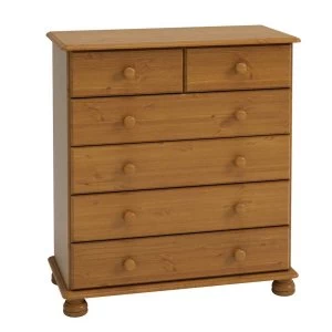 image of Steens Richmond 6 Chest of Drawers - Pine