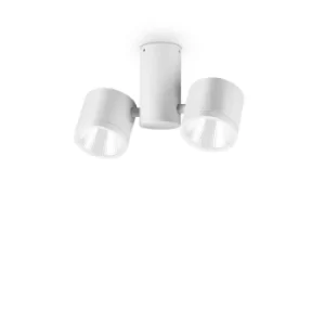 Image of Sunglasses LED 2 Light Ceiling Light White IP44