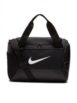 Image of Nike Training Brasilia Extra Small Duffel Bag - Black/White