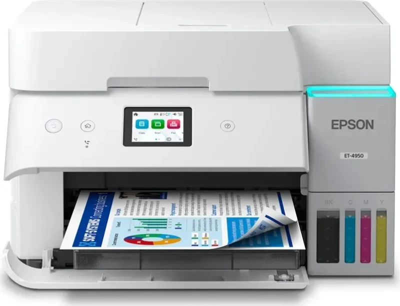 Image of Epson EcoTank ET-4956 A4 Colour Multifunction Inkjet Printer (Wireless)