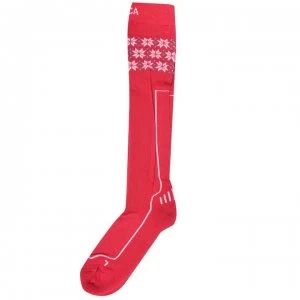 Nevica Vail Ski Socks Womens - Fuchsia/White