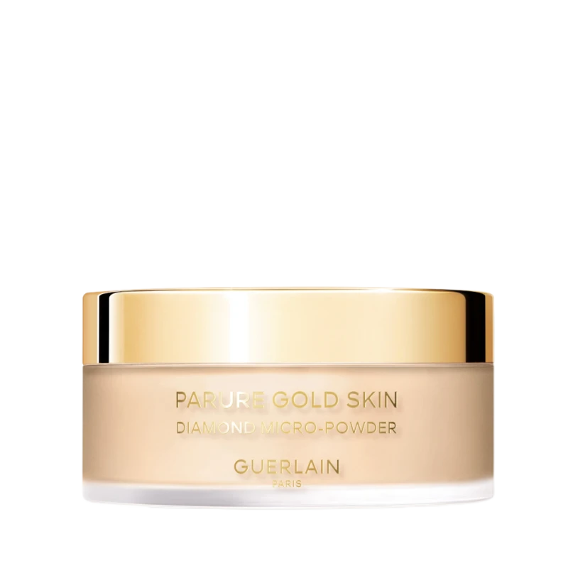 Image of GUERLAIN Parure Gold Skin Diamond Micro-Powder. Micro-Perfection Loose Powder Translucency & Radiance 35g (Various Shades) - 03 MOYEN / MEDIUM