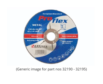 Image of Abracs Metal Grinding Discs 115mm x 6.0mm Box 25 Connect 32194