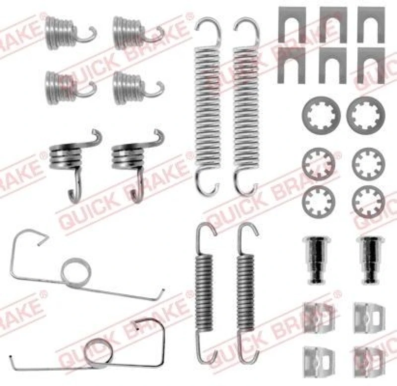Image of QUICK BRAKE Brake shoe fitting kit QUICK BRAKE 105-0644