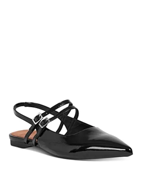 image of Vagabond Womens Hermine Pointed Toe Double Strap Flats