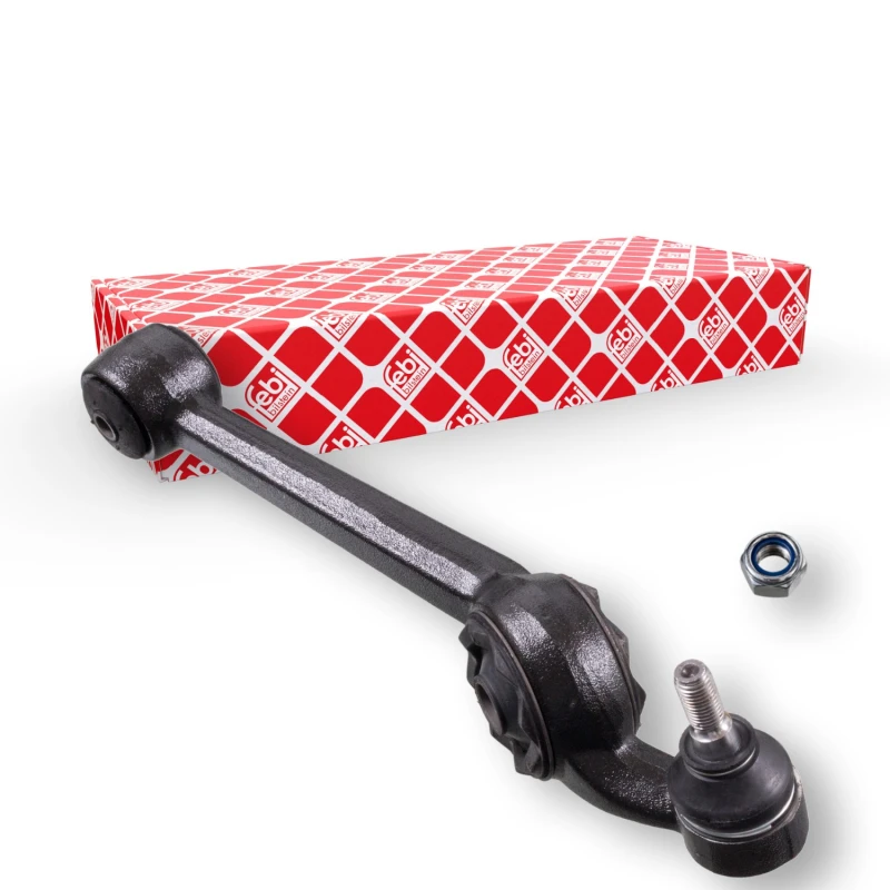 Image of FEBI BILSTEIN 08084 Suspension arm Control Arm, Cast Steel, Right, with ball joint, with fastening/mounting material Cast Steel Track Control Arm (273