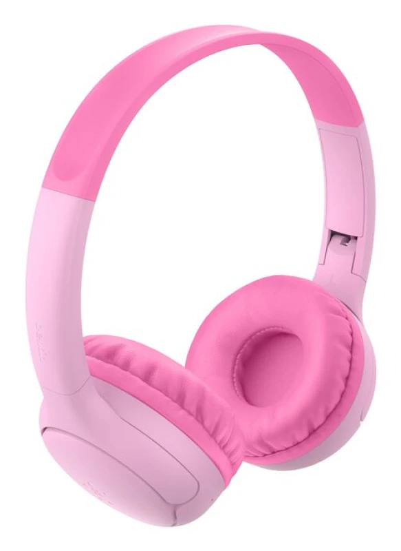 Image of Belkin Wireless On-Ear Headphones for Kids AUD012HQPKCS