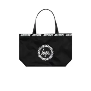 image of Hype Polyester Tote Bag (One Size) (Black)