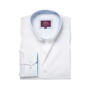 image of Brook Taverner Mens Lawrence Formal Shirt (14in) (White)