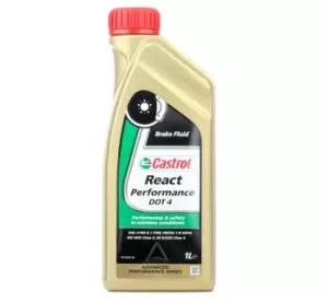 Image of Castrol Brake Fluid Castrol React Performance DOT 4 Capacity: 1l 15CC79